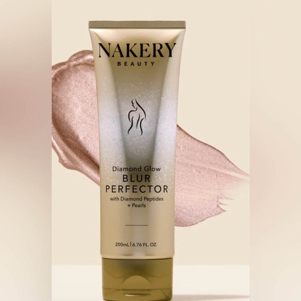 *NEW*6.76oz*Nakery* Beauty Diamond Glow Blur Perfector - Silver